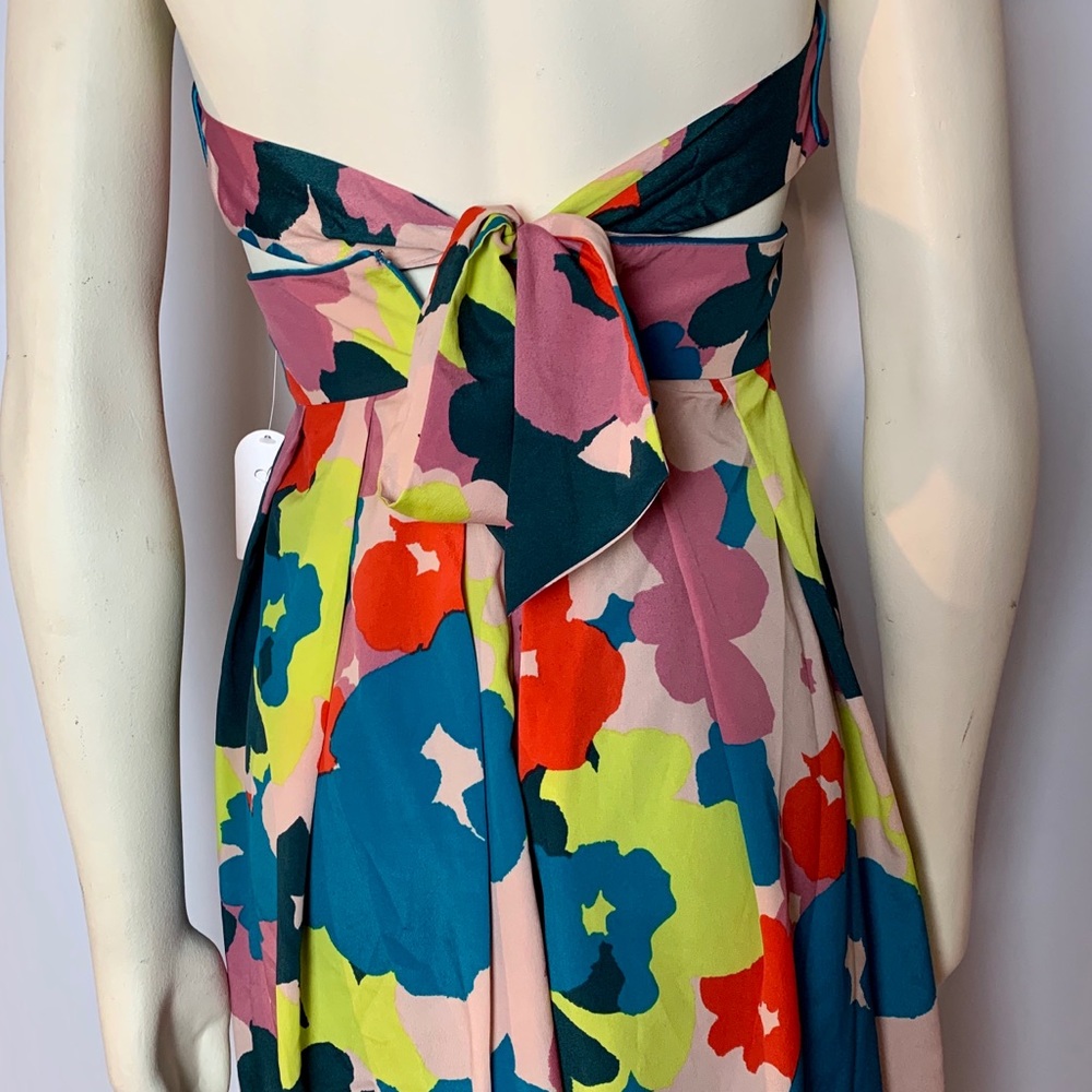Jessica Simpson Halter Fit And Flare Floral Dress - Picture 6 of 7